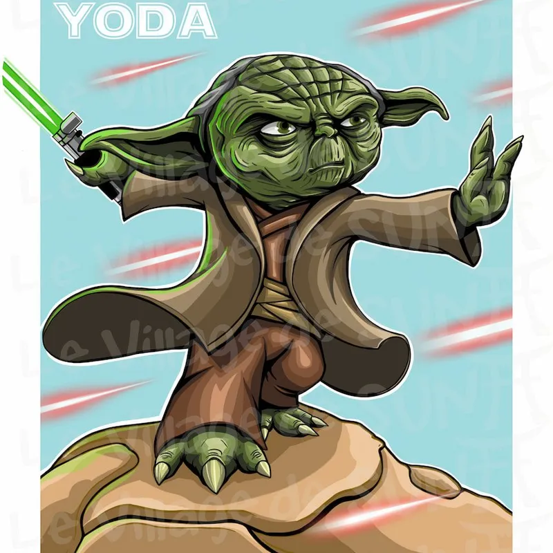 Yoda – Art Print Édition Limitée — image 1