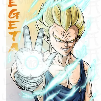 Vegeta – Art Print Édition Limitée