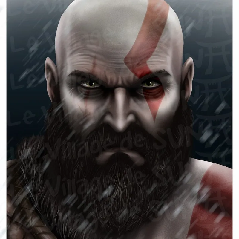 Kratos – Art Print Édition Limitée — image 1