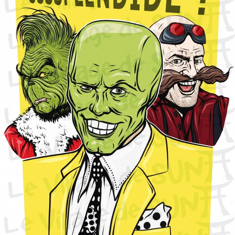 The Mask (Jim Carrey) – Art Print Édition Limitée — image 1