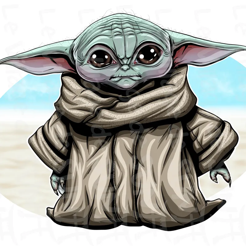 Grogu (Baby Yoda) – Art Print Édition Limitée — image 1