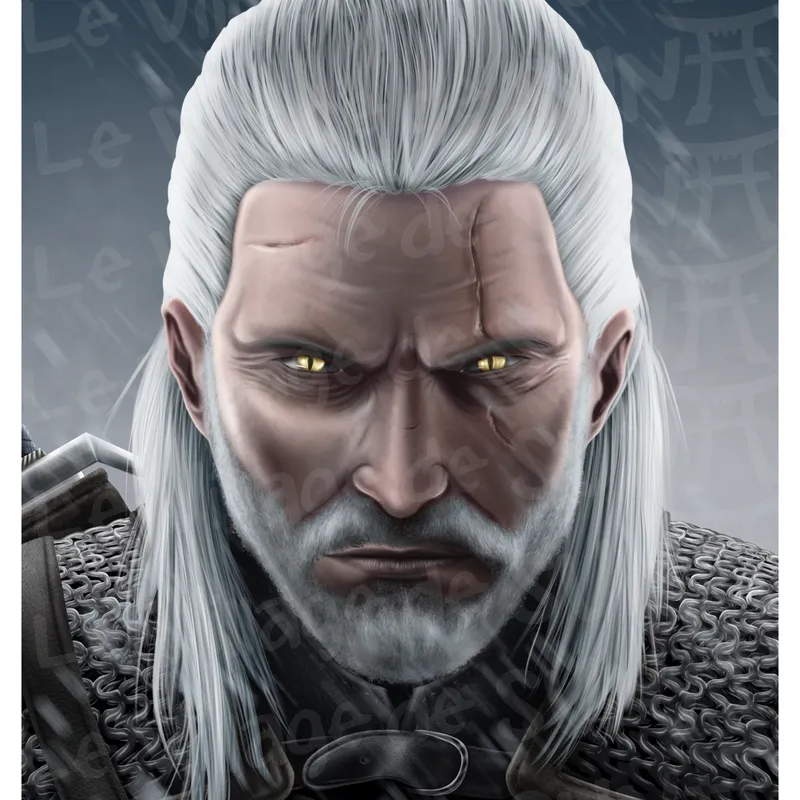 Geralt de Riv – Art Print Édition Limitée — image 1