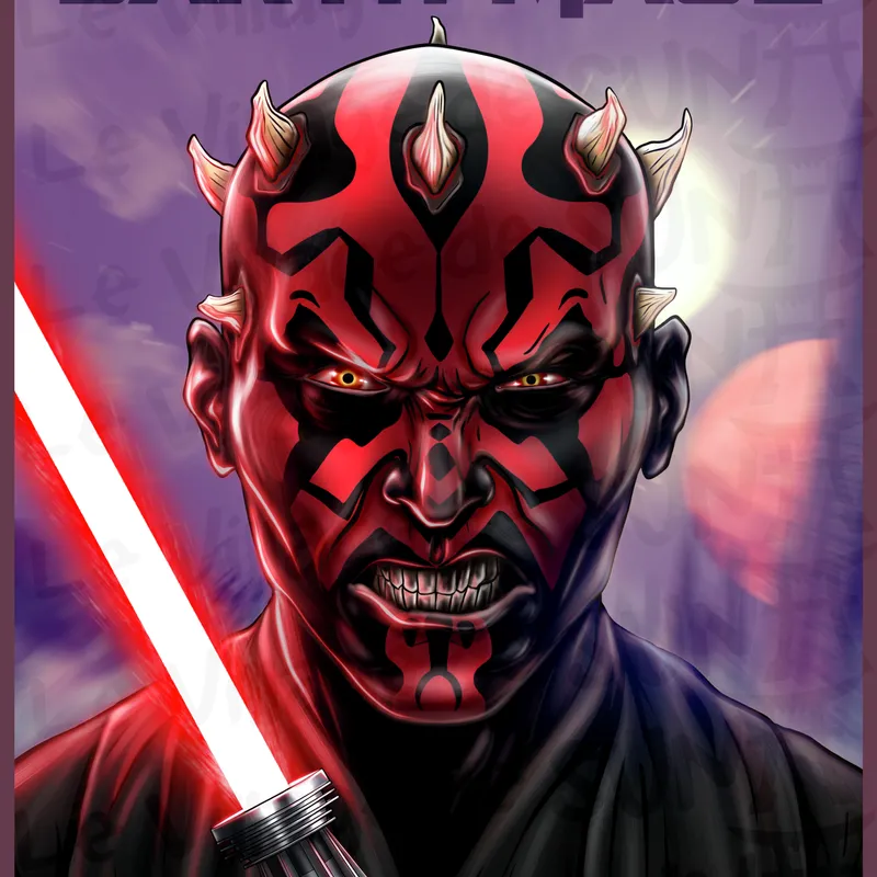 Darth Maul – Art Print Édition Limitée — image 1