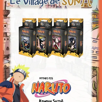 Naruto Mythos TCG - Team Set - 4 exemplaires - Français 2e Edition