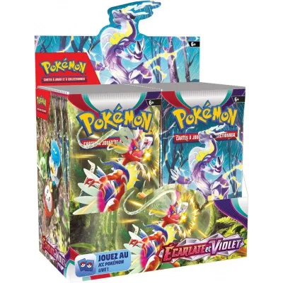 Display 36 Boosters Écarlate & Violet - EV01 - Français + Protection acrylique