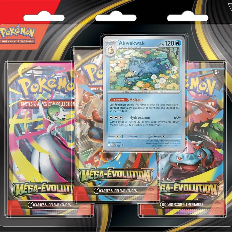 Pokémon - Tripack - Méga Évolution - Français (visuel aléatoire) — image 1
