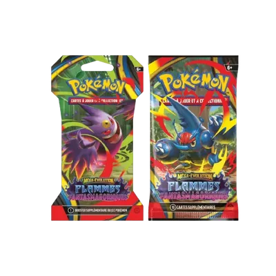 Pokémon - Booster - Flammes Fantasmagoriques - Français (visuel aléatoire)