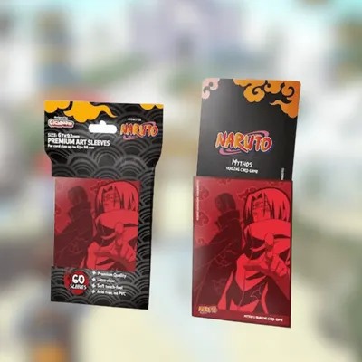 Naruto Mythos - 60 Premium Art Sleeves - Protèges cartes officielles