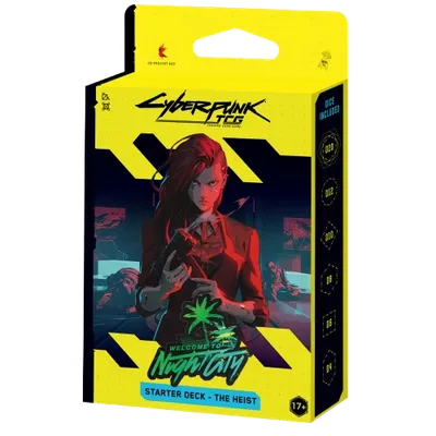 Starter Deck Cyberpunk TCG - WNC : Welcome To Night City - The Heist US