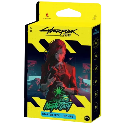 Starter Deck Cyberpunk TCG - WNC : Welcome To Night City - The Heist US — image 1