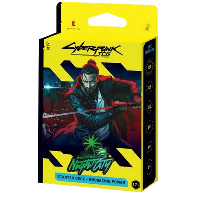 Starter Deck Cyberpunk TCG - WNC : Welcome To Night City - Embracing Power