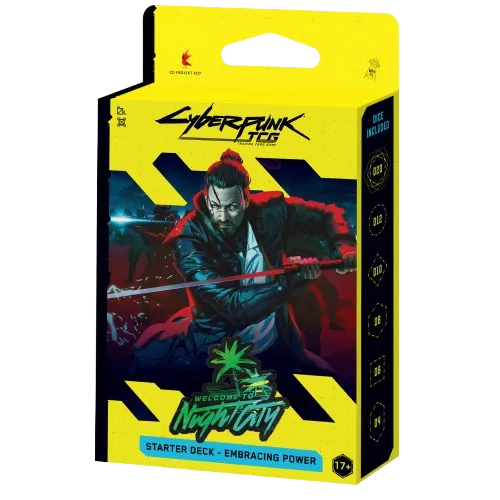 Starter Deck Cyberpunk TCG - WNC : Welcome To Night City - Embracing Power — image 1
