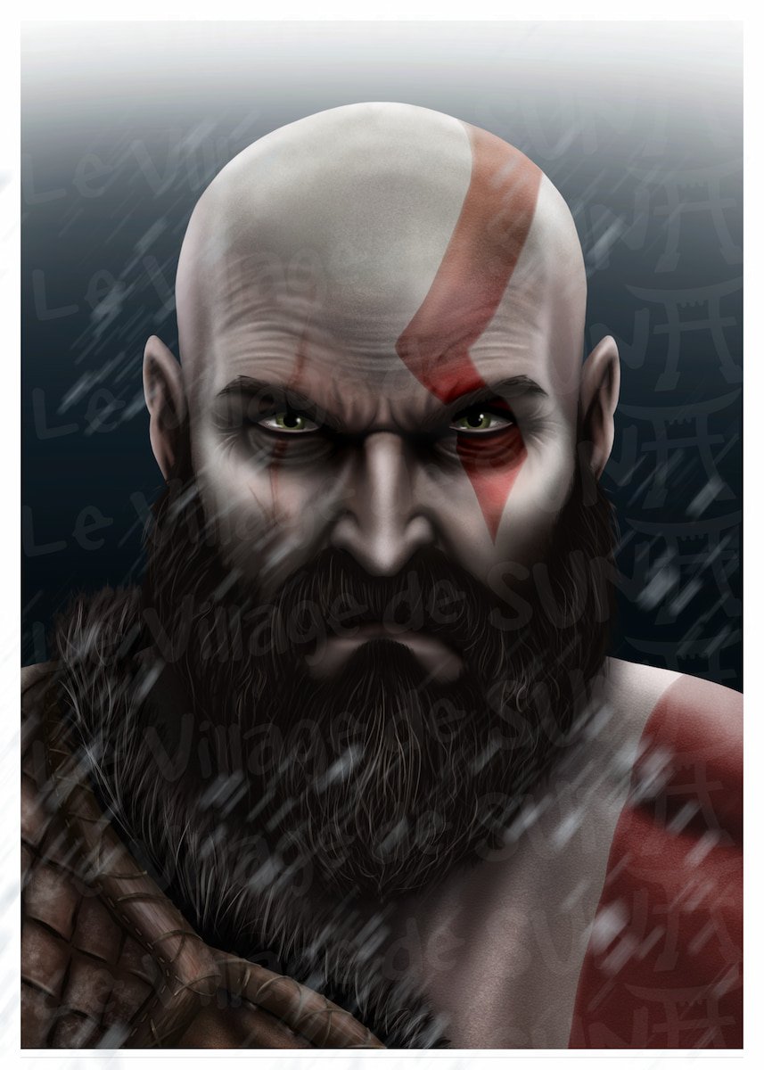 Kratos – Art Print Édition Limitée