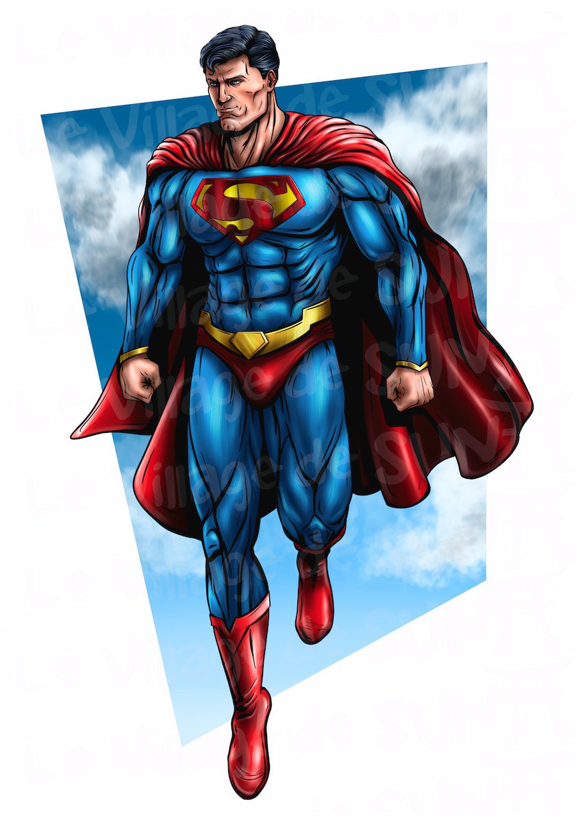 Superman – Art Print Édition Limitée